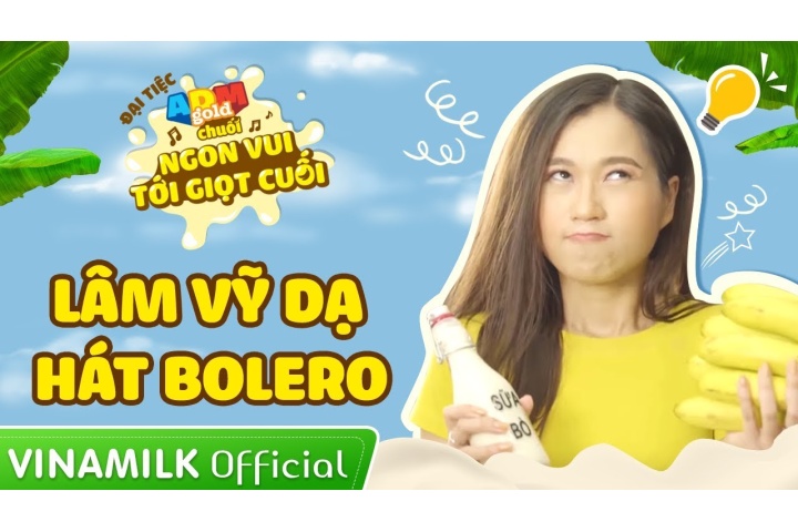 Lâm Vỹ Dạ hát bolero dụ con trai ăn chuối uống sữa | Đại tiệc ADM ...
