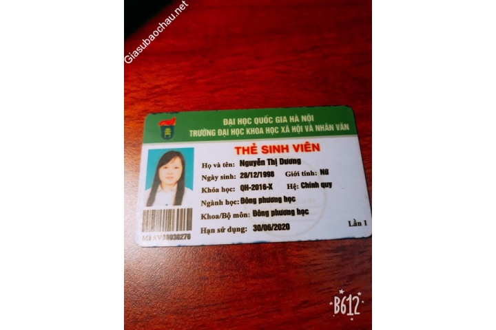 Gia sư giỏi Đại học Quốc gia Hà Nội - Đại học Khoa học Xã hội & Nhân ...