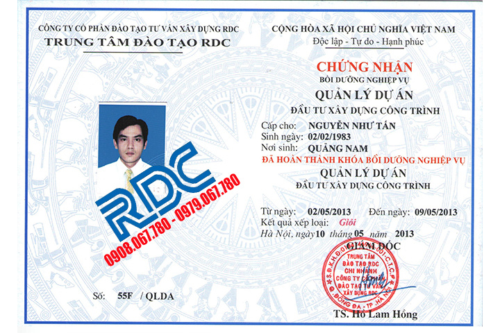 Học Quản Lý Dự Án Đầu Tư Xây Dựng Tháng 10/2016