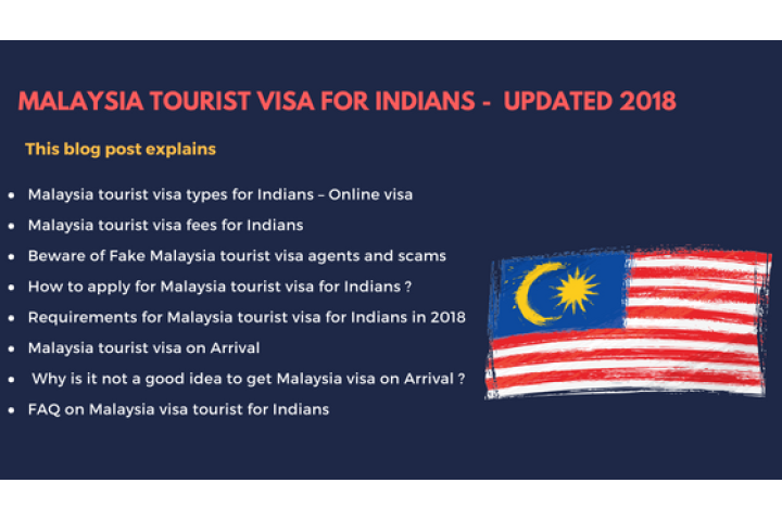 Malaysia Tourist Visa Cost From India