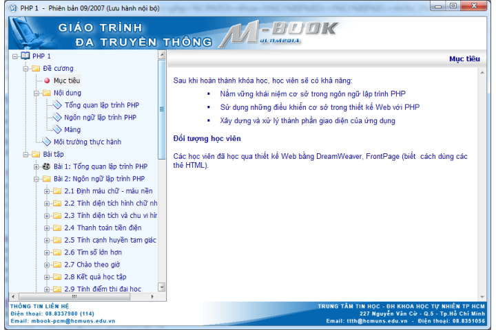 Bộ giáo Trình Mbook dạy học PHP & MySQL rất hay của trường ĐH Khoa ...