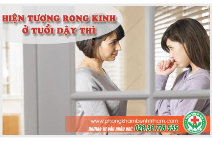 Rong kinh ở tuổi dậy thì phải làm sao?