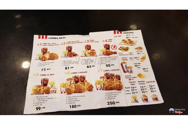 KFC - Vinmart ở Quận Ninh Kiều, Cần Thơ | Album thực đơn | KFC ...