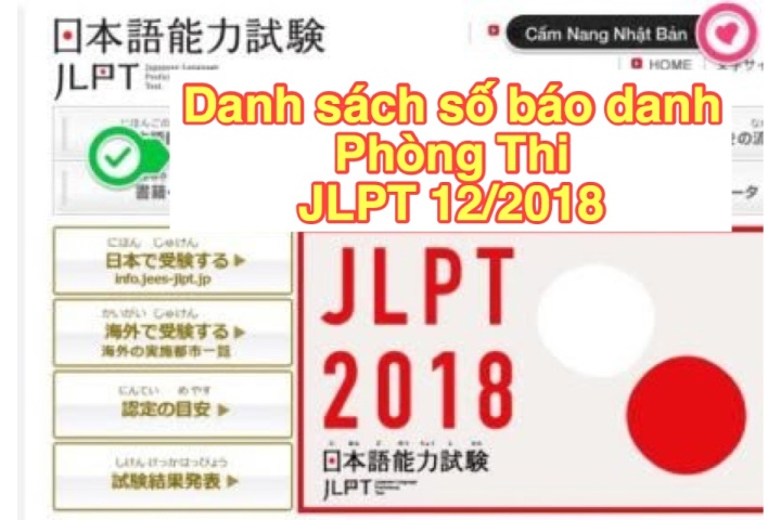 Danh sách số báo danh và Địa điểm phòng thi JLPT 12/2018 tại Đà Nẵng ...