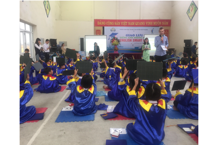 HỌC SINH TIỂU HỌC TÂN LẬP THAM GIA GIAO LƯU TIẾNG ANH THÔNG MINH ...