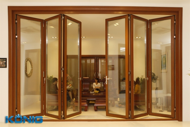 Cửa đi xếp trượt Konig