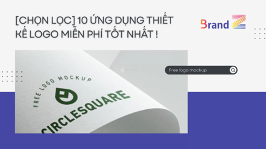 Ứng dụng thiết kế logo miễn phí