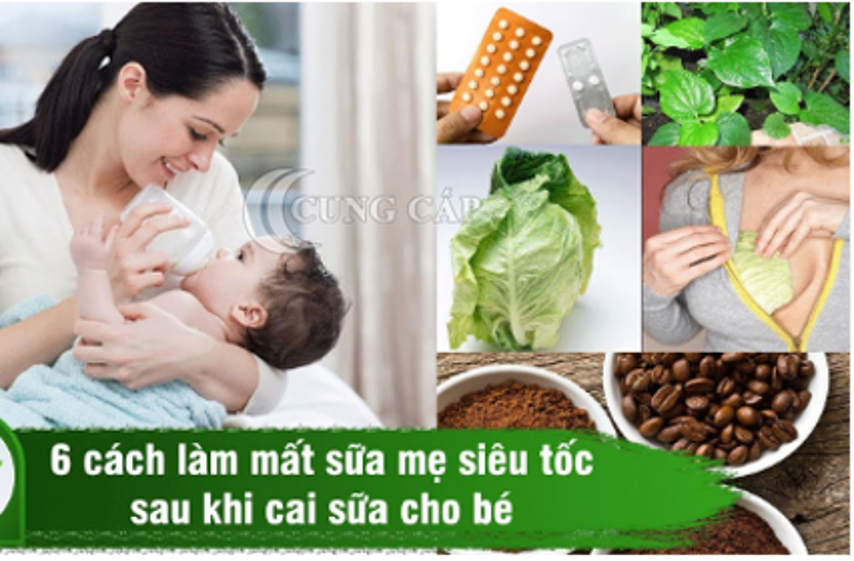Mẹo tiêu sữa nhanh khi cai sữa không phải mẹ nào cũng biết