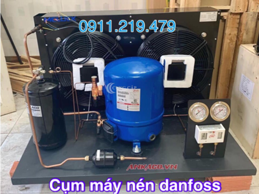 Bàn giao cho khách cụm máy nén Danfoss 7hp MT80HP4AVE