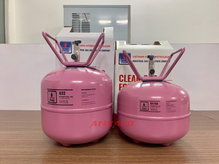Xả gas lạnh tồn kho R410 loại 2.8kg/b giá rẻ