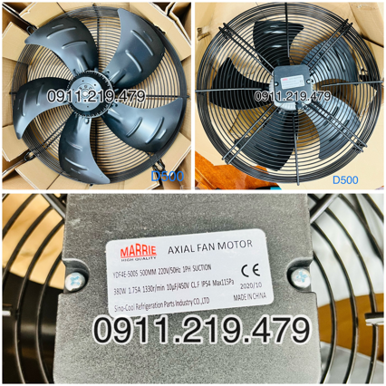 quạt đường kính D500mm model YWF4D-500S điện áp 380V