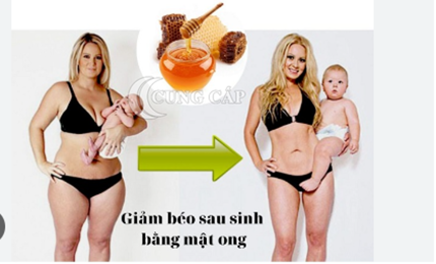 Cách giảm mỡ bụng sau sinh bằng mật ong hiệu quả cho mẹ