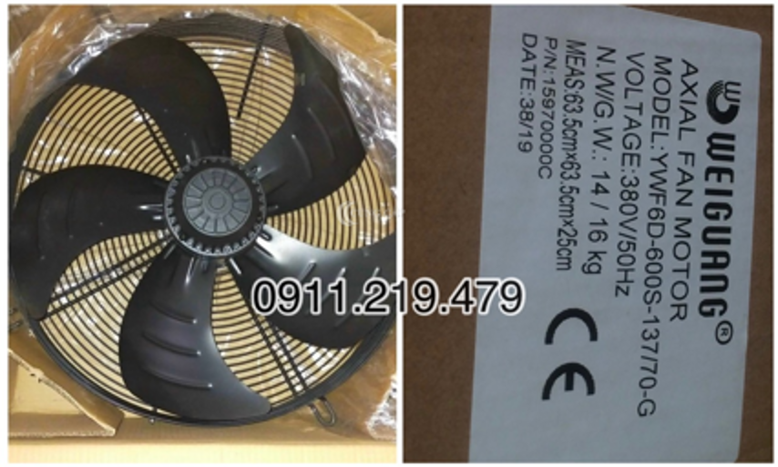 Quạt đa dạng kích thước model YWF4D-600S giá sỉ lẻ