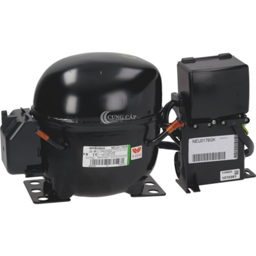 Lốc tủ lạnh Embraco 1HP R404 model NEU2178GK