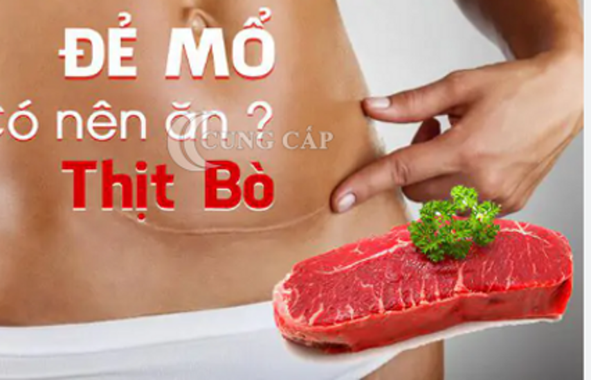 Mẹ sau sinh mổ ăn được thịt gì?