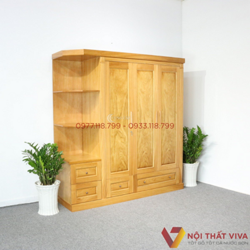 Vì sao tủ quần áo gỗ Gõ Đỏ cao cấp khiến ai cũng trầm trồ?