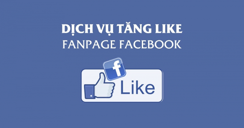 Dịch vụ tăng like, tăng follow Fanpage, Group Facebook