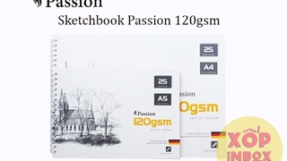 Sổ giấy Canson Sketchbook Passion 120gsm A4