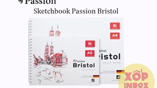 Sổ giấy Canson Sketchbook Passion Bristol A5