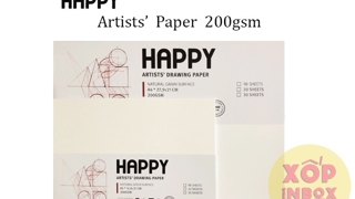 Giấy vẽ canson Happy Ý 200gsm A5