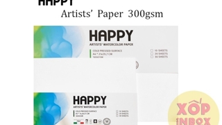 Giấy vẽ canson Happy Ý 300gsm A4