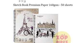 Sổ vẽ Takeyo Sketch book  A4 160gsm